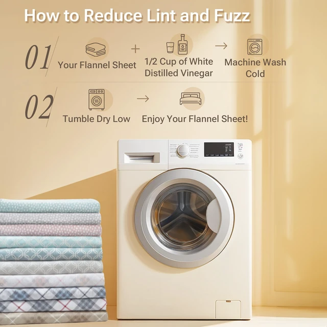 Alt view image 6 of 7 - Sleep Philosophy Cozy Flannel Sheets 100% Cotton, Full Sheet Set, 4 Piece
Warm Flannel Bed Set, Ultra Soft Cold Weather Bedding, Deep Pocket Fits up to 12" Mattress, Novelty Print Tan Solid