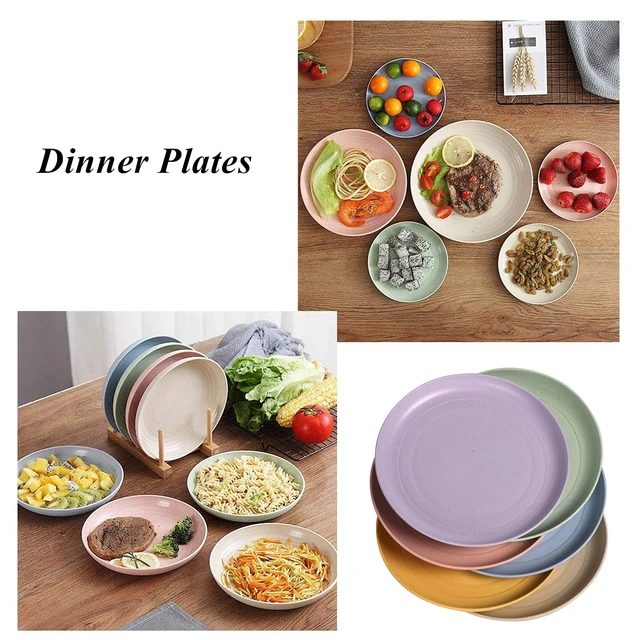 Alt view image 3 of 7 - Wheat Straw Plates 6 Pack 5.9 Inch Small Appetizer Plate Set
Unbreakable Lightweight Reusable Dishwasher & Microwave Safe Daily Use Dinner Dishes for Kitchen Outdoor Camping