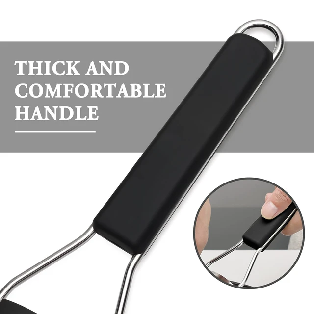 Alt view image 3 of 7 - Lemon Zester Grater Three-piece Suit - Heavy Duty Kitchen Tool for Parmesan Cheese, Ginger, Garlic, Nutmeg, Chocolate, Vegetables,Fruits,Stainless Steel Grater Dishwasher Safe Black