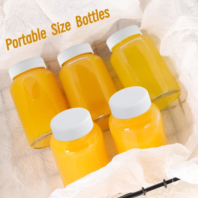 Alt view image 4 of 7 - 12 Pack 4oz Glass Shot Bottles with Caps, 120ml Juice Shot Bottles
Empty Wellness Shot Bottles, Reusable Small Clear Glass Jars with Lids for Juice, Ginger, Shots and Homemade Beverages