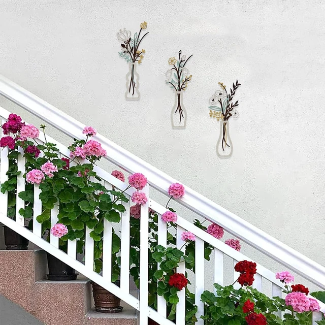 Alt view image 5 of 7 - 3 Pieces Metal Flowers Wall Art | Rustic Farmhouse Wall Decor, Beige
With Mounting Kit, Natural Themed, Indoor & Outdoor Minimalist, For Bathroom, Living Room, Kitchen | House-Warming Gifts
Brand: Aik
