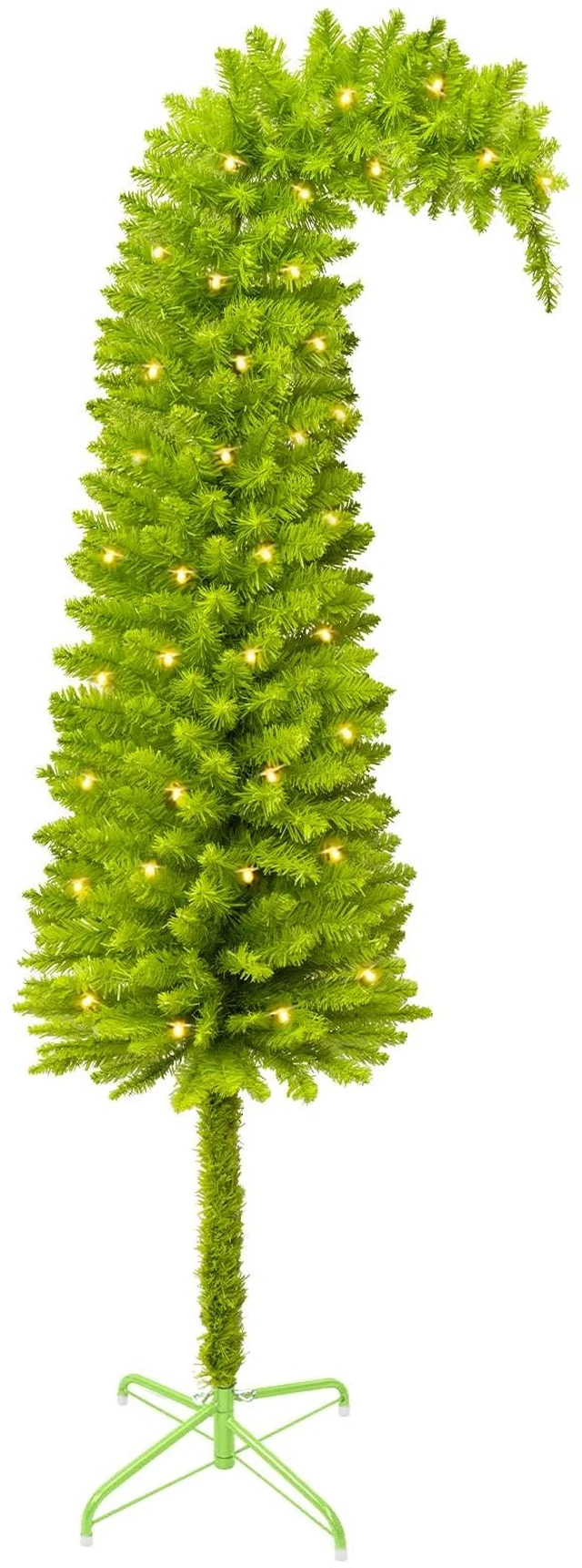 Main image of 5Ft Christmas Tree, Bendable Lime Green Artificial Christmas Tree Decor
Xmas Tree Decorations with Metal Stand, DIY Christmas Tree Decorations for Outdoor/Indoor Holiday Home Party Living Room