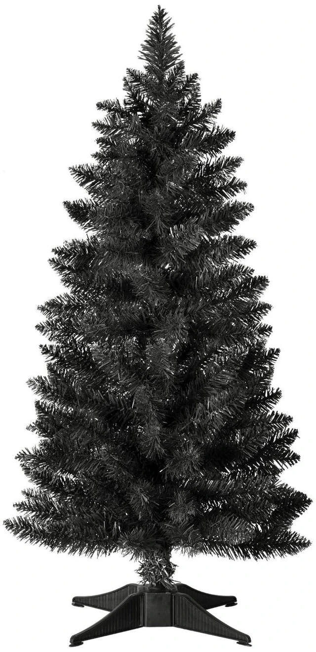 Main image of 3ft Artificial Christmas Tree, Mini Xmas Pine Tree with 4-Leg Stable Plastic Base, Small Tabletop Christmas Tree for Home Office Holiday Party Indoor Decoration