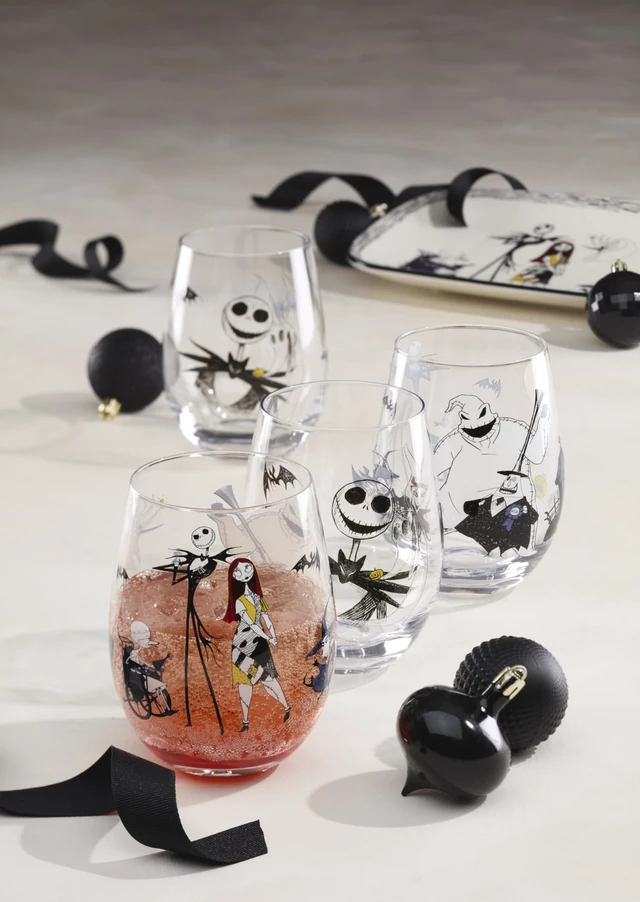 Alt view image 5 of 7 - The Nightmare Before Christmas Assorted Tumblers, Set Of 4