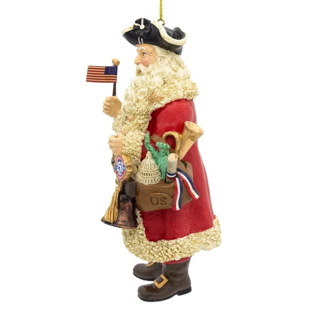 Alt view image 4 of 6 - Adler 250th Anniversary 1776 American Santa