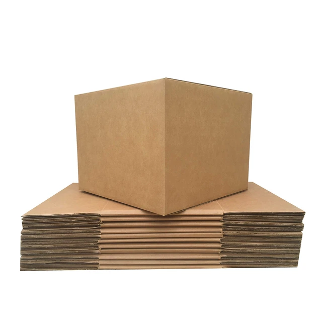 Alt view image 6 of 6 - Basics Cardboard Moving Boxes, Large 20" x 20" x 15", Brown, 12-Pack
For Packing and Shipping