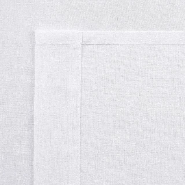 Alt view image 4 of 7 - White Sheer Curtains 63 Inch Long for Living Room Rod Pocket 2 Panels
Light Filtering Voile Drapes for Bedroom/Living Room Airy Lightweight Elegant Window Treatments, 52" W x 63" L