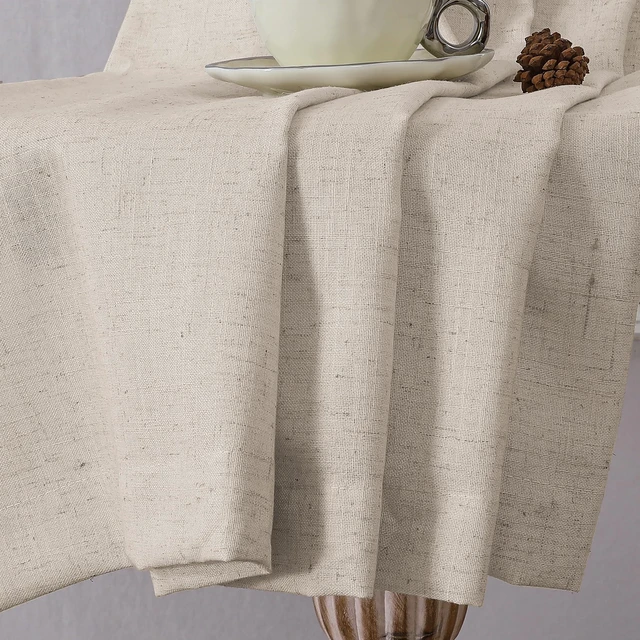 Alt view image 5 of 7 - Linen Light Filtering Curtains 84 Inch for Living Room, Linen
Linen Blend Fabric, Light Filtering Privacy Drapes with Grommet Top, Modern Farmhouse for Bedroom, 52x84 Inches, 2 Panels