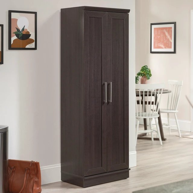 Alt view image 2 of 7 - HomePlus Storage Cabinet/ Pantry cabinets, Dakota Oak finish