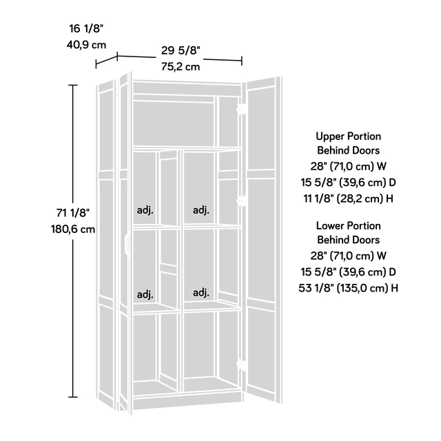 Alt view image 6 of 7 - Select Storage Cabinet/ Pantry cabinets, White finish