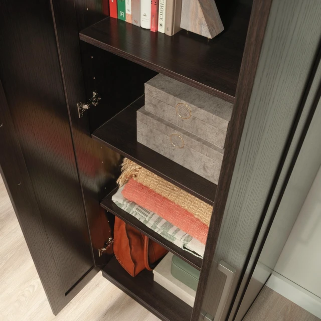 Alt view image 6 of 7 - HomePlus Storage Cabinet/ Pantry cabinets, Dakota Oak finish