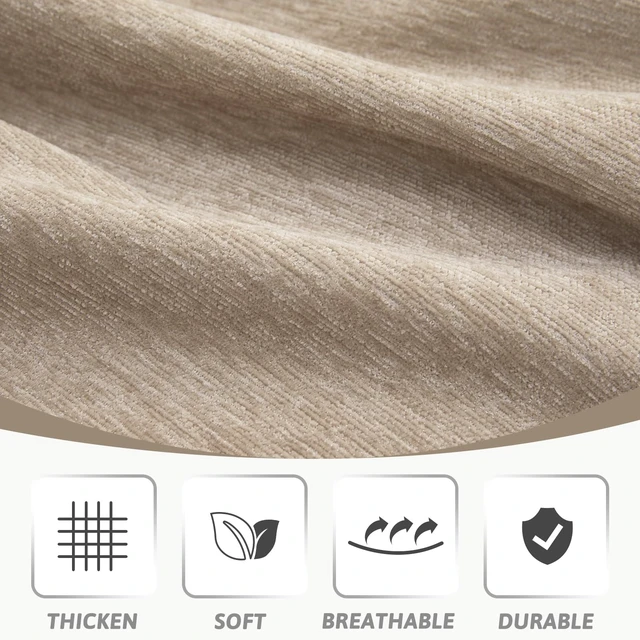 Alt view image 4 of 7 - Sofa Cover Couch Covers for 2 Cushion Couch Sofa, Washable Couch Cover Blanket with Tassel for Living Room Sectional Sofa Slipcovers for Dogs Large Couch Protector, 71" x 118", Khaki