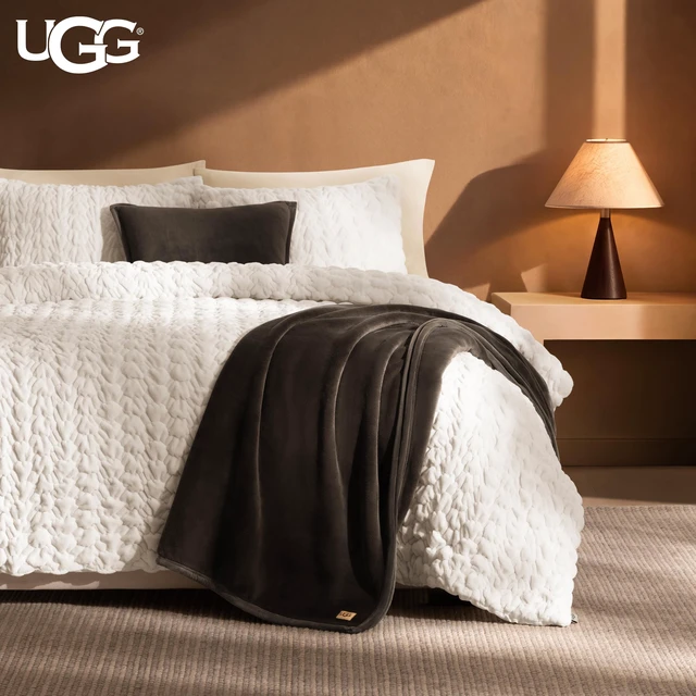 Alt view image 2 of 7 - Coco Fleece Throw Blanket for Couch, 50" x 70", Dark Brown (Root)