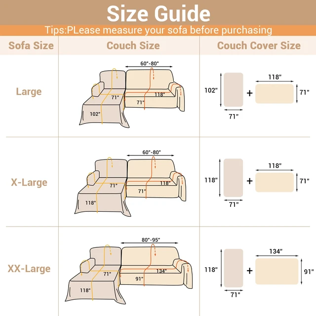 Alt view image 5 of 7 - Couch Cover for Sectional Sofa, 2 Pieces Couch Covers for L Shaped Couch, Washable Furniture Protector for Pets, Kids, Sofa Slipcover for 2-3 Cushion Couch (71"x118"+71"x118", Moss Green)