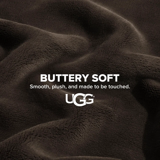 Alt view image 5 of 7 - Coco Fleece Throw Blanket for Couch, 50" x 70", Dark Brown (Root)