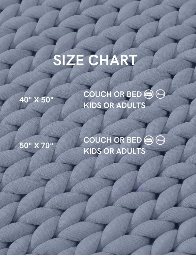 Alt view image 5 of 7 - Chunky Throw Blanket, Medium-Weight, Hand Knitted, Skin Friendly, Ventilated and Breathable, Machine Washable, Home Décor Piece for Couch, Sofa and Bed (Atlantis Blue, 40x50 Inch)