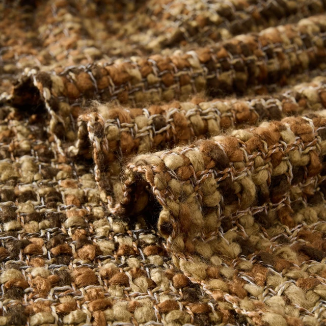 Alt view image 3 of 7 - Multi-Color Cable Woven Throw Blanket for Couch - 60"X80"
Multicolored Boho Style,Super Soft Warm Cozy Chunky Blankets with Decorative Tassels for Bed and Sofa,Brown