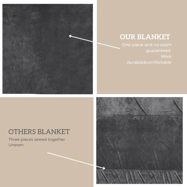 Alt view image 5 of 6 - Oversized King Fleece Blanket 120x138 inches, Soft Cozy Warm Giant Extra Large 10'x11.5' Blanket for Bed, Sofa, Couch,Travel, Camping, California Huge Flannel Big Throw Blanket, Dark Grey