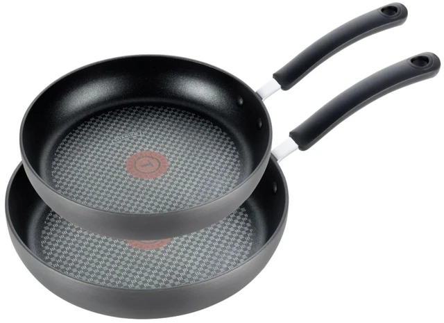 Main image of Ultimate Hard Anodized Nonstick Fry Pan Set, 2-Pack, 10,12 in, Onyx