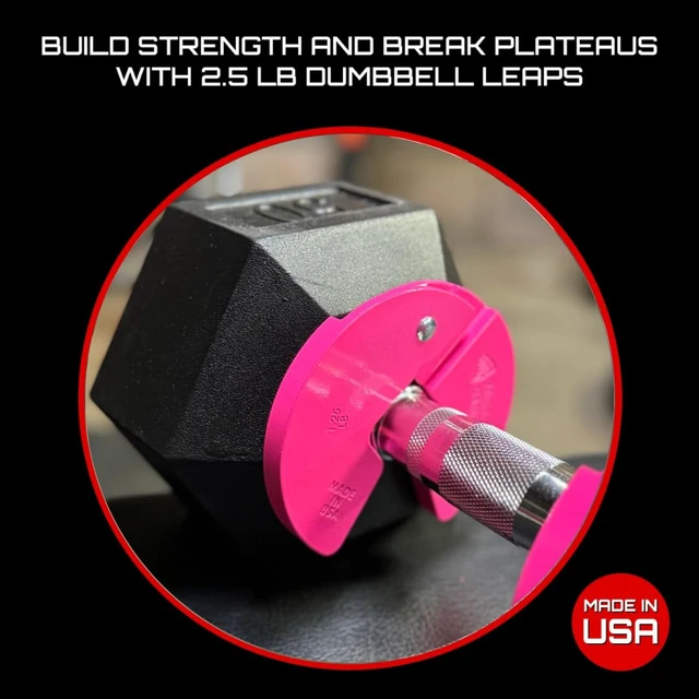 Alt view image 3 of 7 - 1.25LB Dumbbell Fractional Weight Plates, 2-Piece