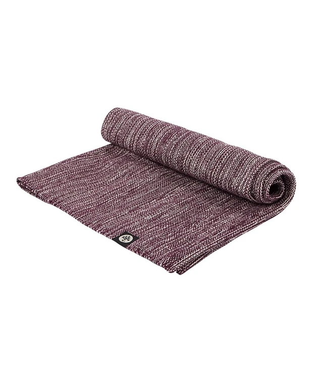 Alt view image 3 of 5 - Shala Yoga Rug 71" - Outdoor Yoga & Meditation | Foldable & Machine Washable | Natural Cotton | Handmade | 71 x 26 inches