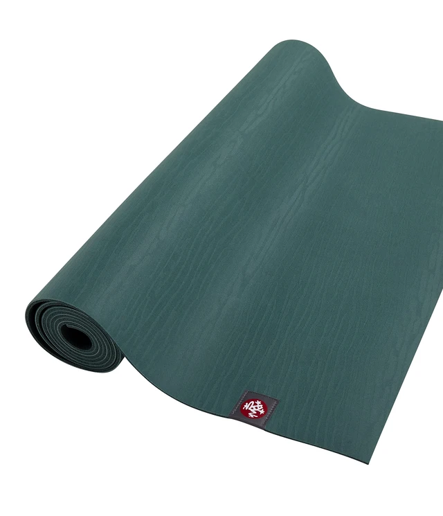Alt view image 3 of 7 - eKOLite Yoga Mat 71" - 4mm | Natural Rubber | Eco-Friendly | Soft Textured Surface | Natural Next-to-Skin Feel | 71 x 26 inches | Charcoal Grey