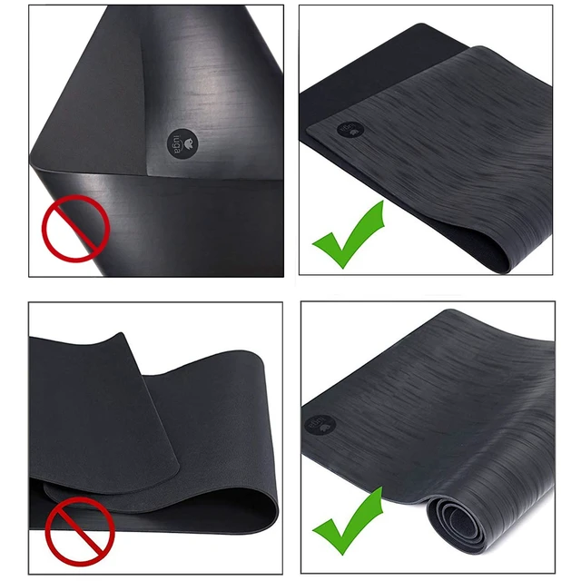Alt view image 7 of 7 - Pro Non Slip Yoga Mat Thick for Hot Yoga, Pilates, Workout & Home Gym
