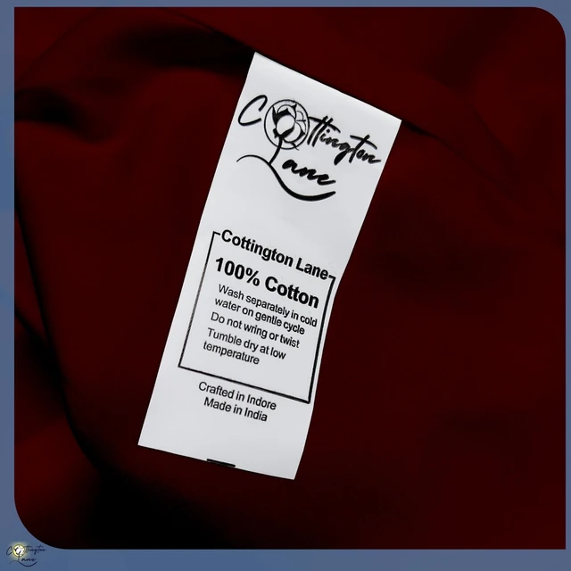 Alt view image 7 of 7 - Queen Sheet Set, 4 Piece 100% Cotton, 16" Deep, Burgundy