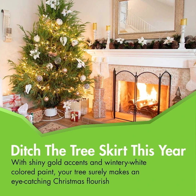 Alt view image 5 of 6 - Christmas Tree Stand for 6-11' Trees, White
Easy to Use Christmas Tree Stand for Live Trees, Anti-Rust Powder-Coated Steel, Durable and Sturdy, Large Water Capacity