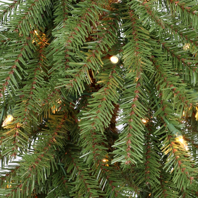 Alt view image 2 of 7 - International 5ft Pre-Lit Alpine Artificial Christmas Tree with 150 Clear Lights, 391 Realistic Dense Branch Tips, Easy Setup Artificial Trees with Sturdy Metal Stand