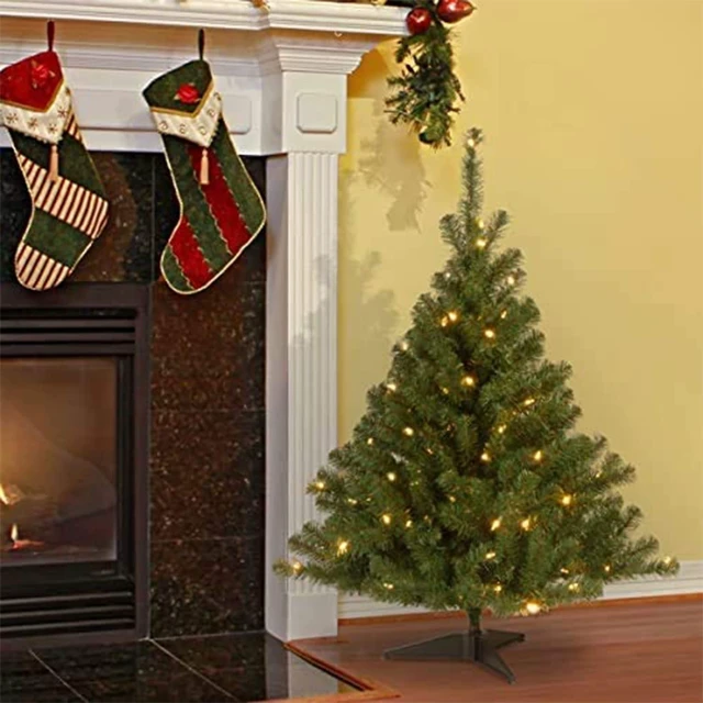 Alt view image 2 of 7 - 4ft Pre-Lit Kincaid Spruce Mini Christmas Tree