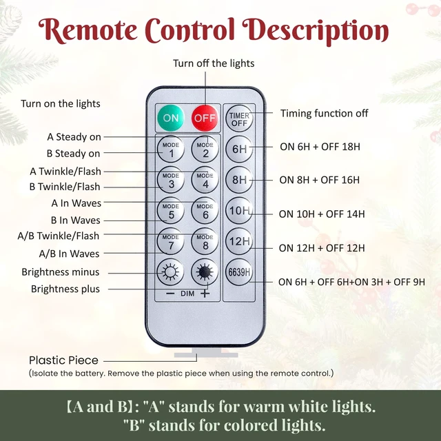 Alt view image 2 of 7 - 2 Set Prelit Artificial Christmas Urn Filler With Remote for Planter Decor
18 IN Outdoor Christmas Tree, 5 Timer Modes, 8 Lighting Modes, 50 Multi-Color Lights, Battery Operated for Xmas Decorations