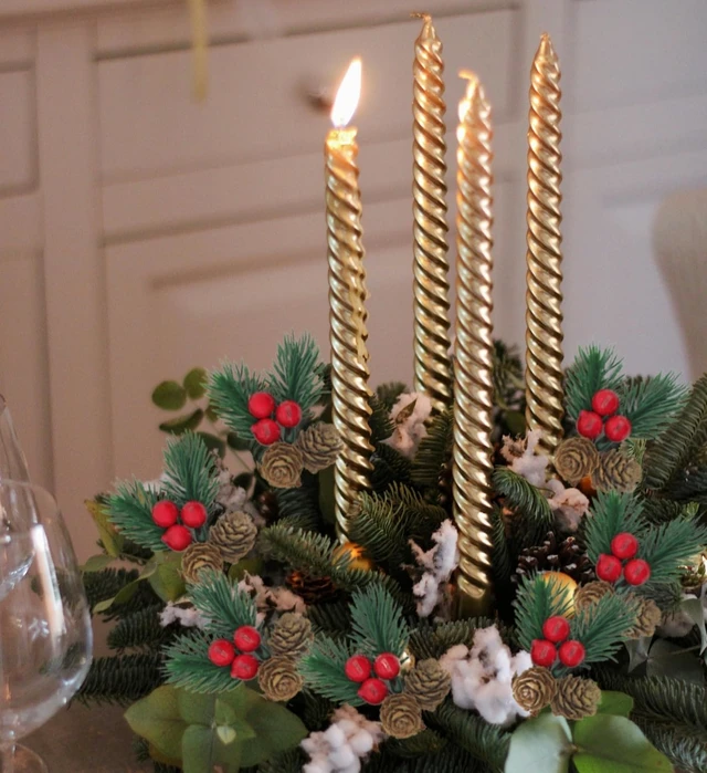 Alt view image 6 of 7 - Christmas Floral Picks, 30Pcs Pine Cone Holly Berry Stems
Pinecone Crafts, Artificial Christmas Picks and Sprays, Red Berry Branches Greenery, For Christmas Home Decor, Garland,Wreath