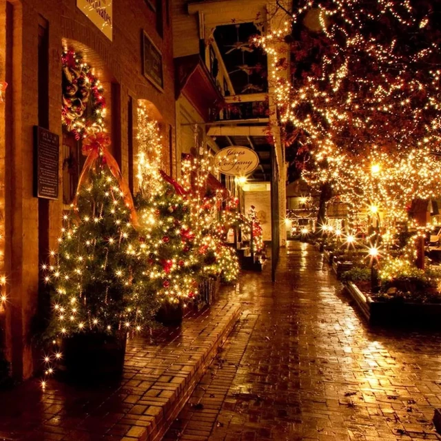 Alt view image 5 of 7 - 164FT 500 LED Christmas Indoor Outdoor Decorative String Lights, 8 Modes Waterproof Green Wire LED Fairy Light for Christmas Party Wedding Garden Home Decoration (Warm White)