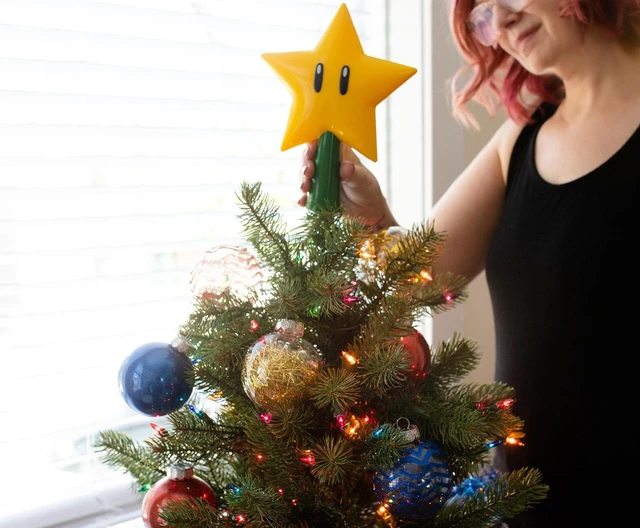 Alt view image 4 of 7 - Mario Super Star Gen 2 Plug in Light Up Christmas