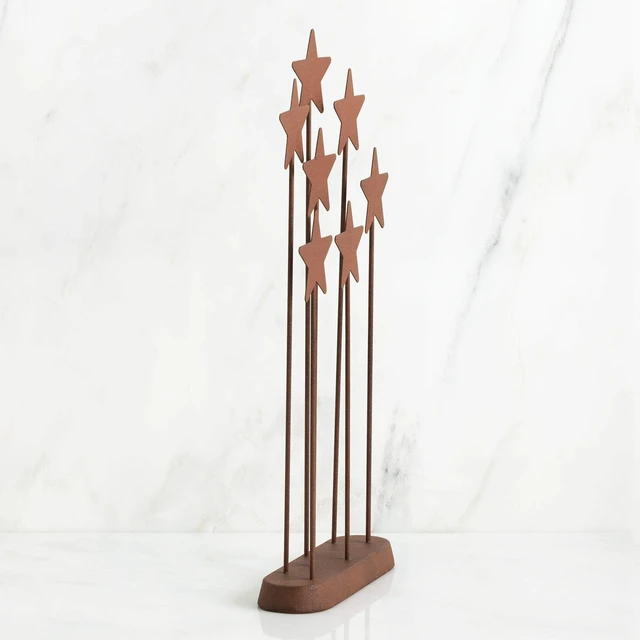 Alt view image 3 of 5 - Metal Star Backdrop, Hand-Painted Nativity Accessory
Build a foundation for your nativity tradition