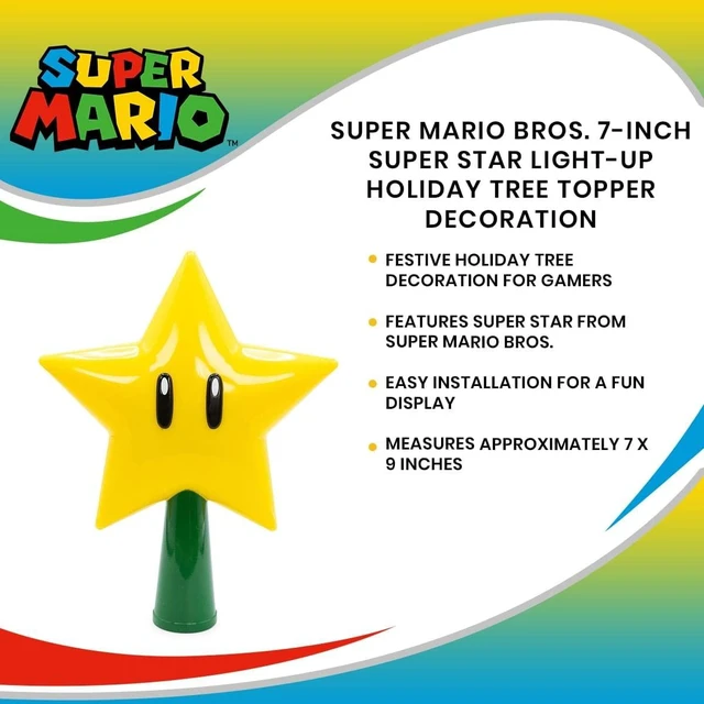 Alt view image 5 of 7 - Mario Super Star Gen 2 Plug in Light Up Christmas