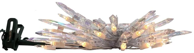 Alt view image 3 of 4 - 30-Light Plastic Crystal Snowflake Treetop