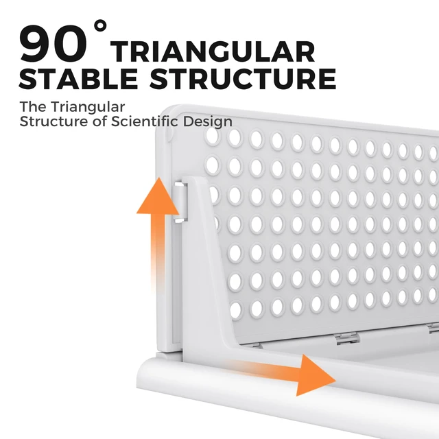 Alt view image 5 of 7 - 8 Pack Closet Organizer Storage Bins Stackable Plastic Drawer Shelf
