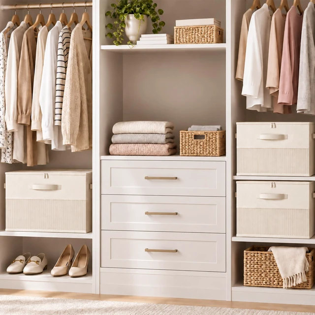 Alt view image 6 of 6 - Shoe Organizer for Closet, Foldable Shoe Storage with Adjustable Dividers