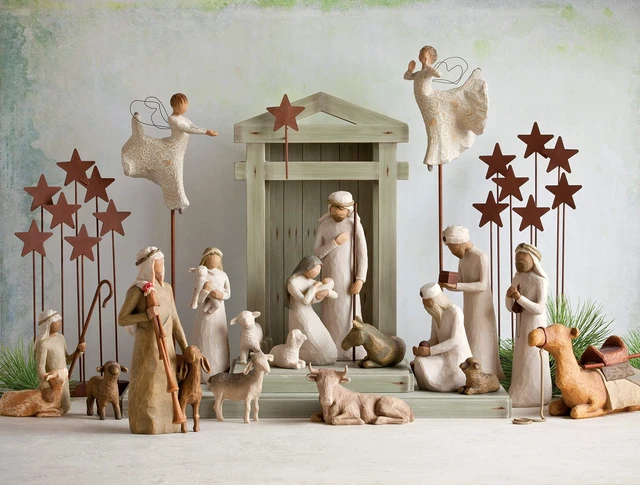 Alt view image 6 of 6 - Ox and Goat, Set of 2 Sculpted Hand-Painted Nativity Animals