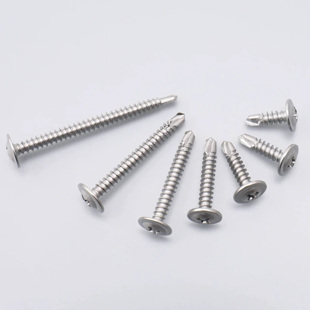 Alt view image 7 of 7 - 410 Stainless Steel #8 x 1/2" Self Tapping Screws for Metal/Wood -250PCS | Drills Sheet Metal, Wood & Plastic Easily, Phillips Modified Truss Head Prevents Stripping & Ensures Stable Clamping