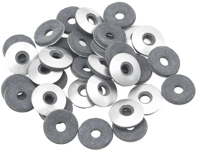 Alt view image 4 of 5 - 100Pcs #10x1'' Self Drilling Screws with Rubber Washer, 410 Stainless Steel Roofing Screws Hex Head Self Tapping Screws with EPDM Washer