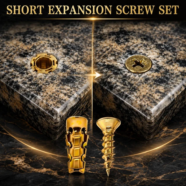 Alt view image 3 of 7 - 30PCS 6×14mm Short Expansion Screw Set | Thread Repair Screws for Cabinet Door Hinge Repair & Stripped Thread Restoration