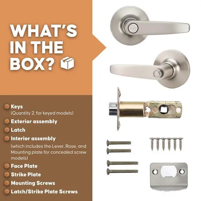 Alt view image 6 of 6 - DL1231SS Daley Push Button Privacy Door Lever, Satin Stainless