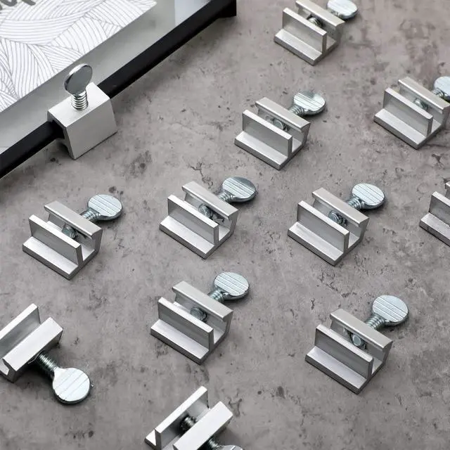 Alt view image 6 of 6 - 25 Sets Sliding Window Locks Security Safety Locks with Key | Aluminum Metal Adjustable up and Down Window Sliding Stopper Proof Easy to Install Without Drilling for Home Door Patio Guard
