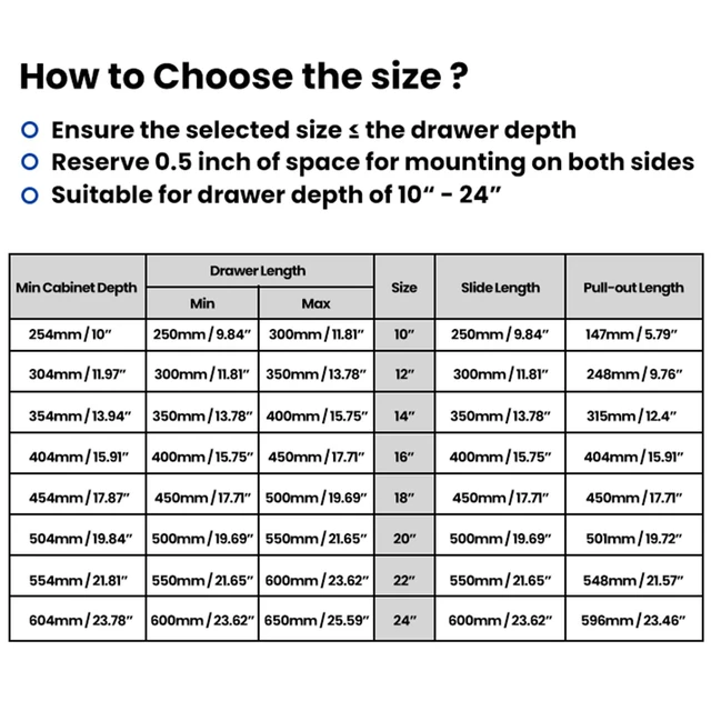 Alt view image 6 of 6 - 1 Pair Black Soft Close Drawer Slides 12 Inch Heavy Duty Runners | 1.2mm Electro-Coated Steel;100lb Capacity 9.76 Inch Extension;Smooth Ball Bearing Cabinet Glides;Easy Side Mount Setup