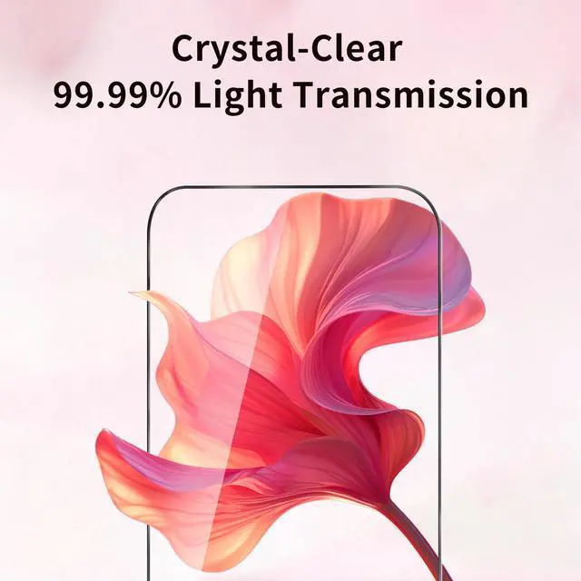 Alt view image 4 of 6 - 3 Pack Screen Protector for iPhone 17 Pro Max Tempered Glass | 9H Military-Grade Film No Bubble 6.9'' Full Coverage, Case Friendly