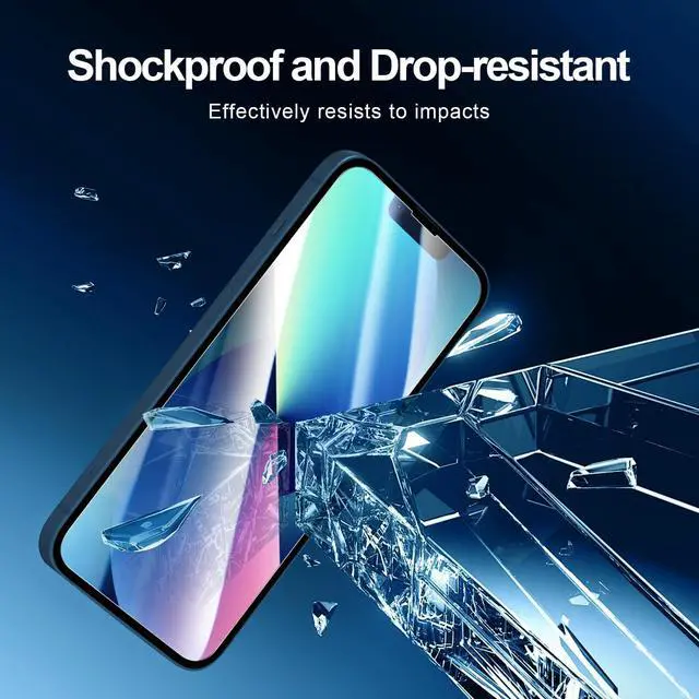 Alt view image 6 of 7 - iPhone 14/13/13 Pro Screen Protector Installation Tool Included | 3 Pack, HD Clear, Easy Installation Tool Included, Tempered Glass, 9H Hardness, Scratch Resistant, Bubble Free