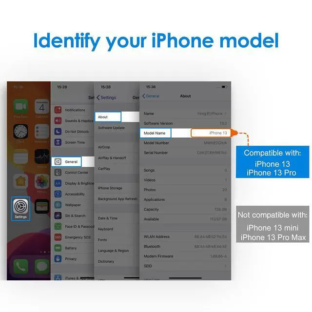 Alt view image 4 of 7 - Screen Protector for iPhone 13/13 Pro, 3-Pack | HD Clear, Face ID Compatible, Anti-Scratch Glass